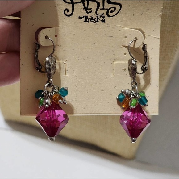 Treska Jewelry - TRESKA beaded dangle earrings new!!